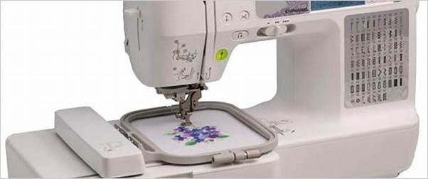 sewing and embroidery machine